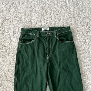 Reformation Green Jeans